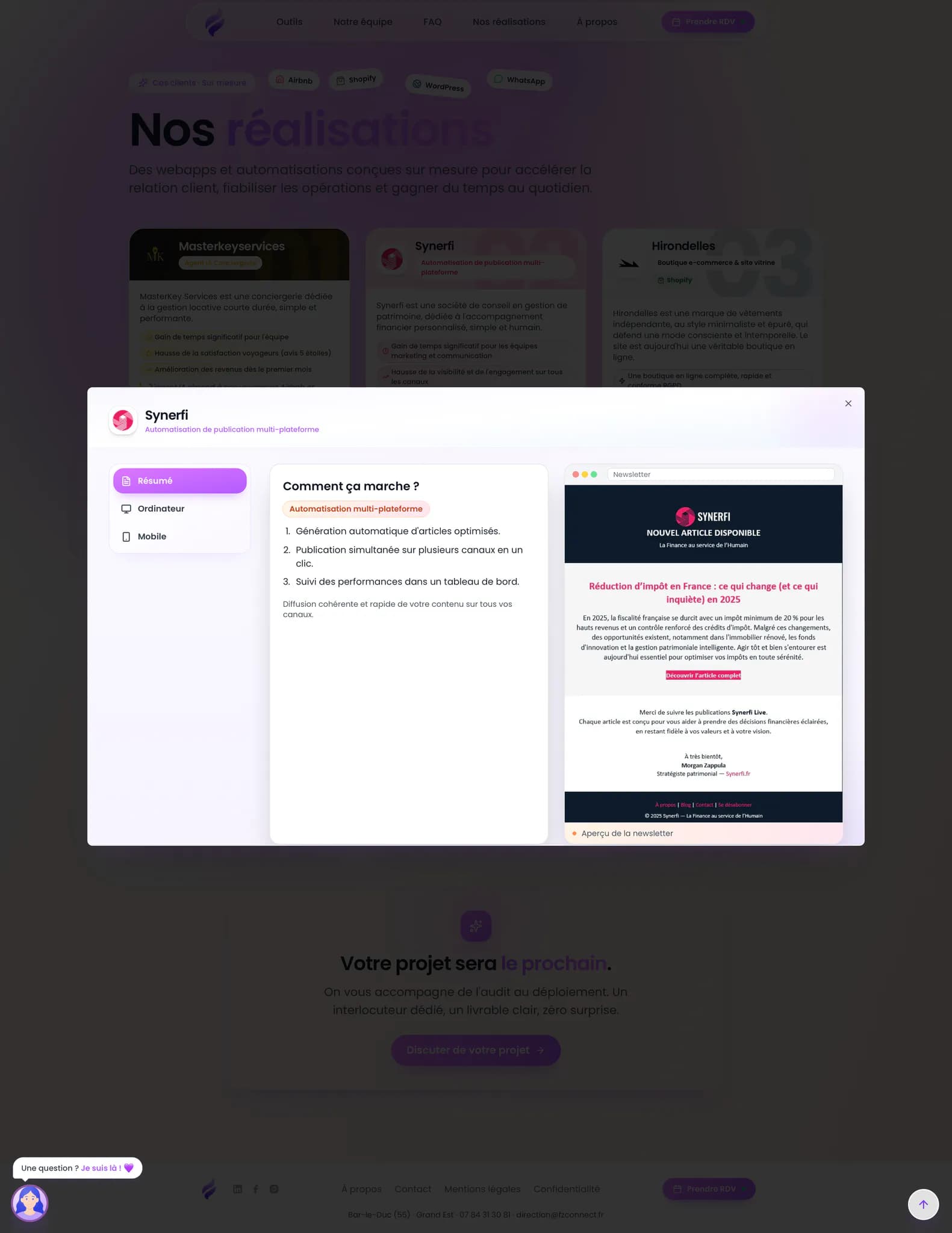 Réalisation de l'Automatisation de publication multi-plateforme — photo 1