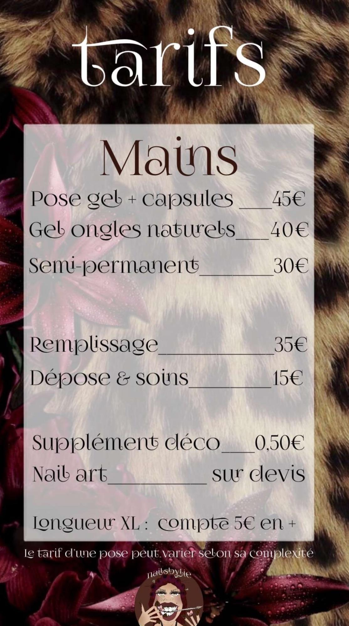 Tarifs