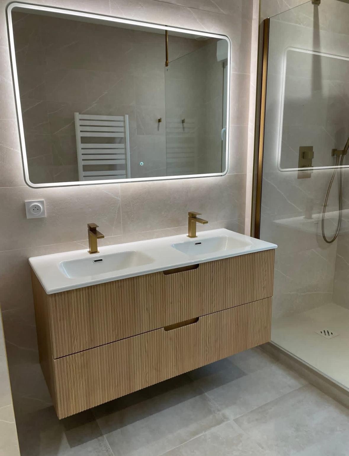 Réalisations d'une salle de bain 