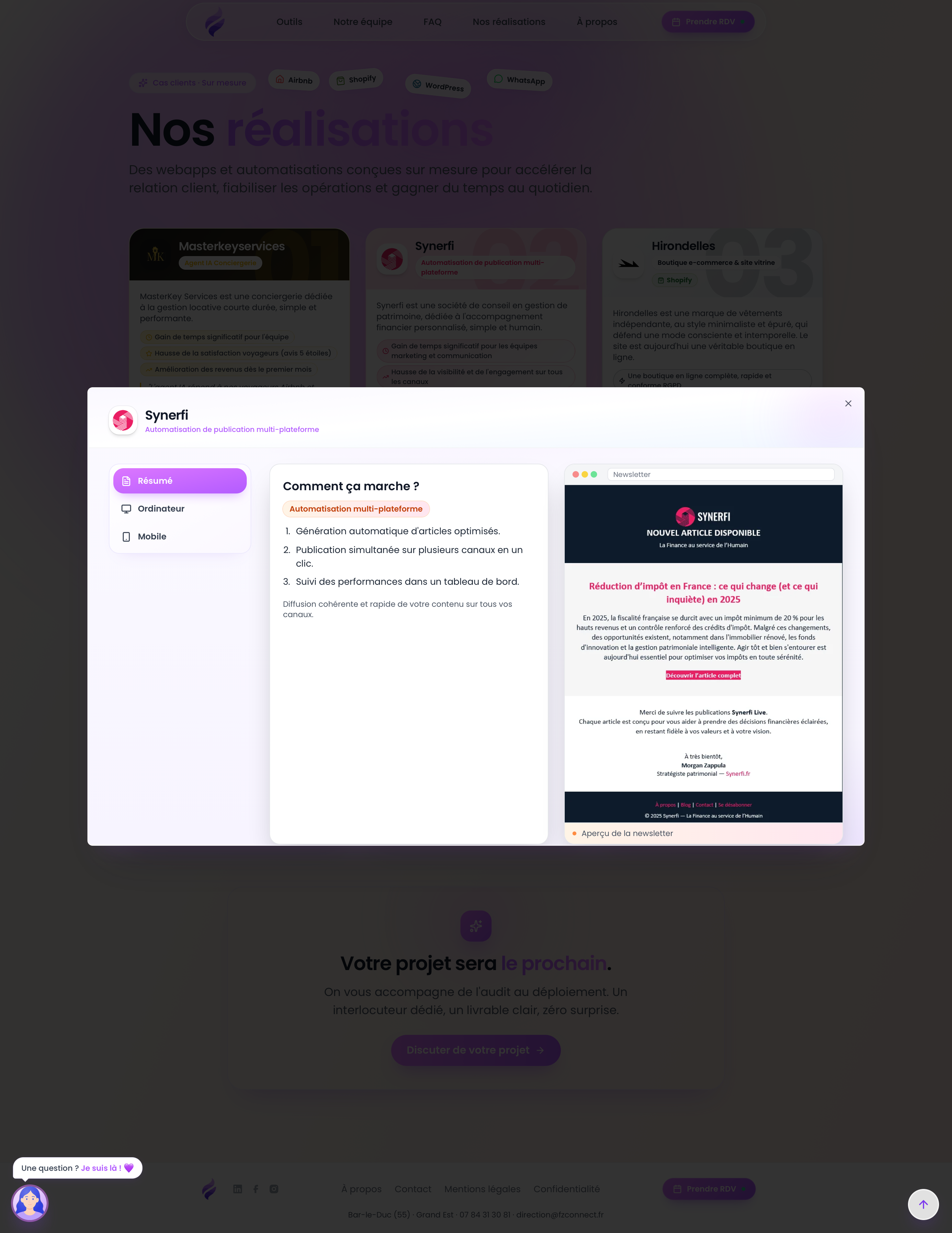 Réalisation de l'Automatisation de publication multi-plateforme — photo 1