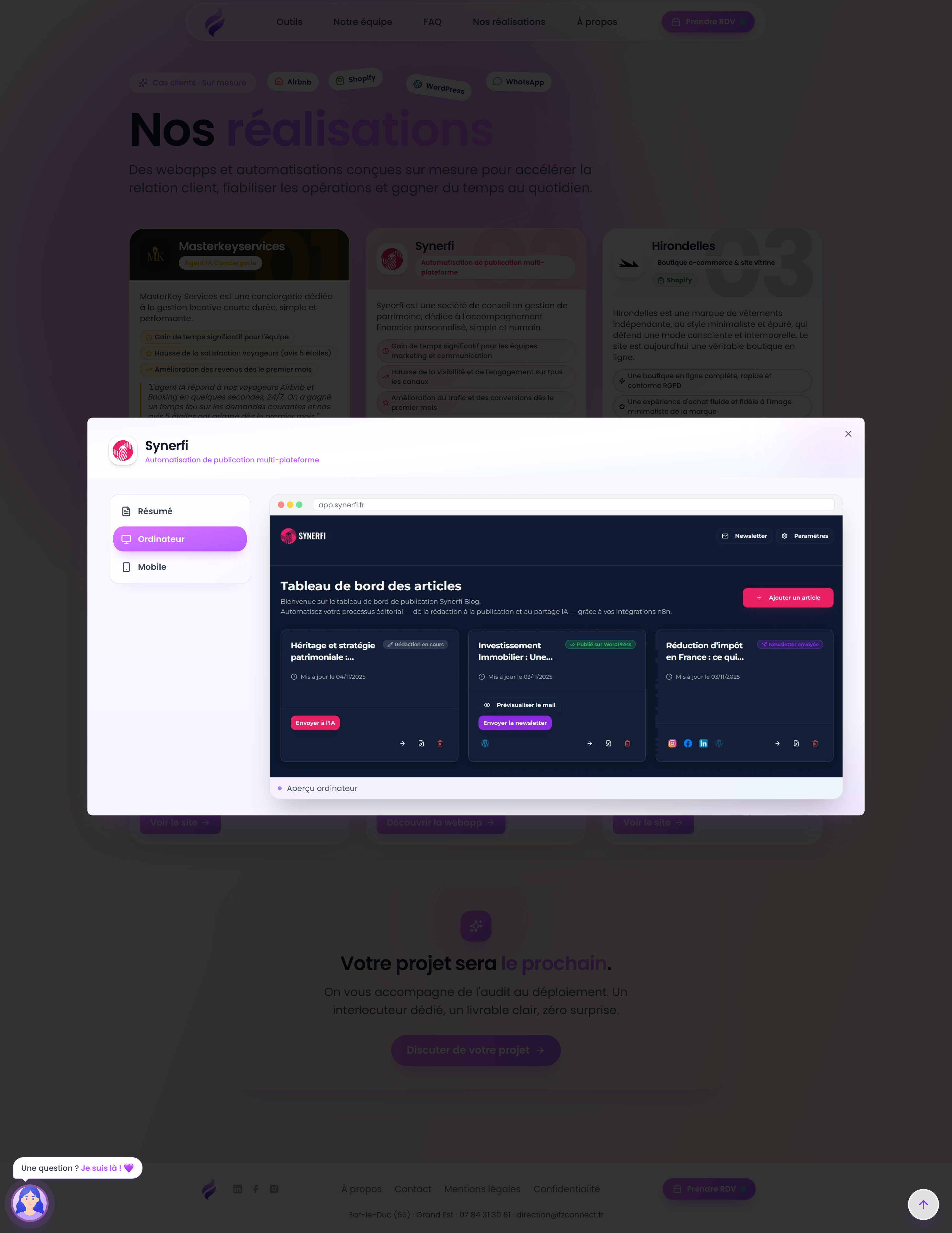 Réalisation de l'Automatisation de publication multi-plateforme — photo 2