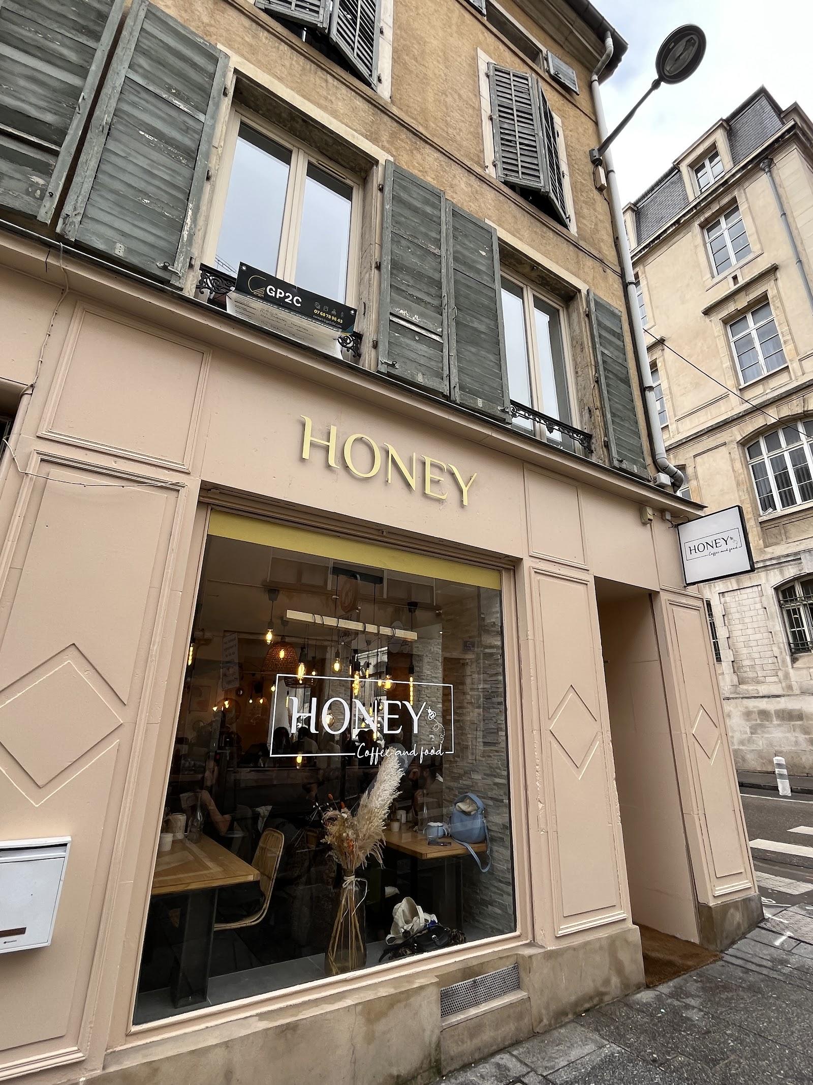 Honey Coffee and Food